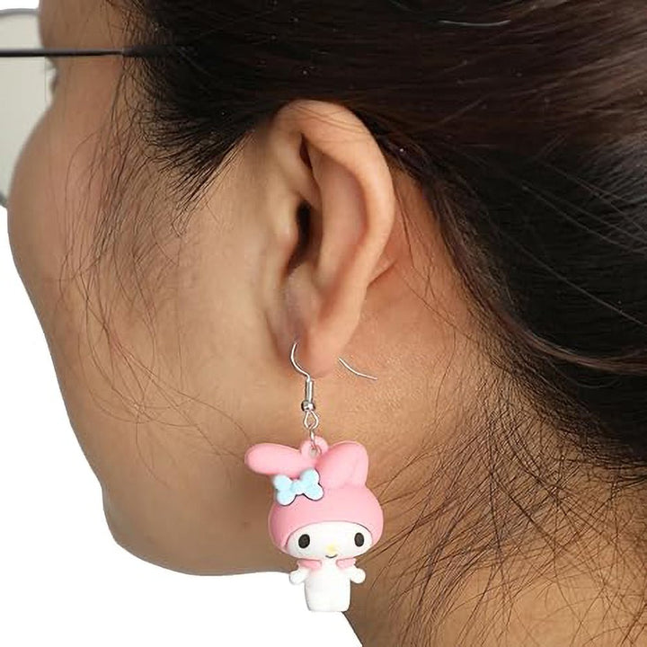 Sanrio My Melody Character Charm Earrings - Shadow Anime