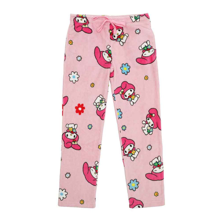 Sanrio My Melody Plush Fleece Sleep Pants - Shadow Anime