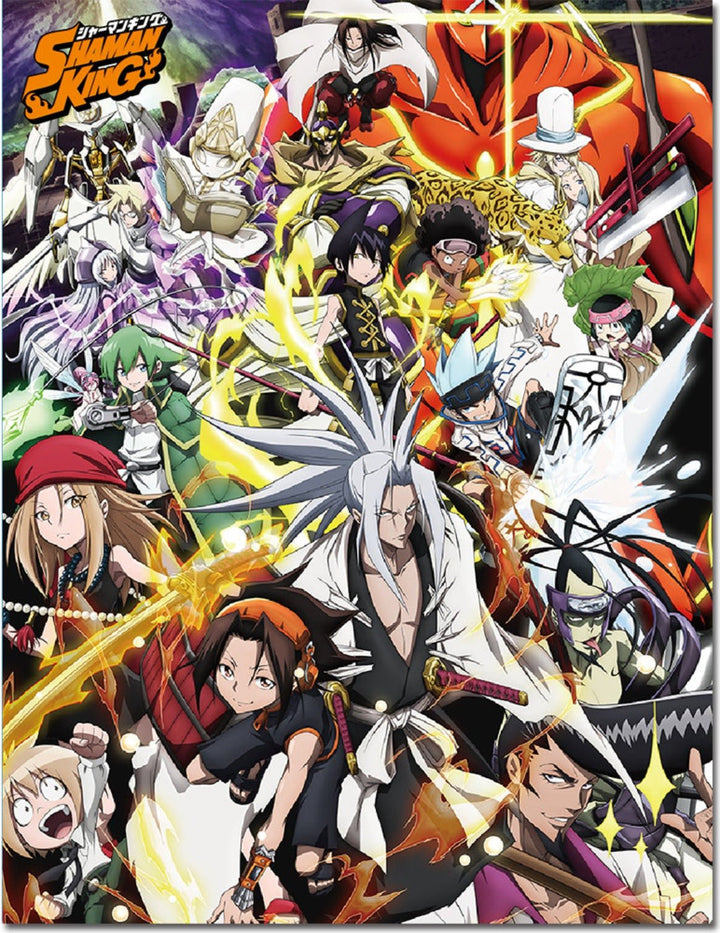Shamen King Group Fleece Throw Blanket - Shadow Anime