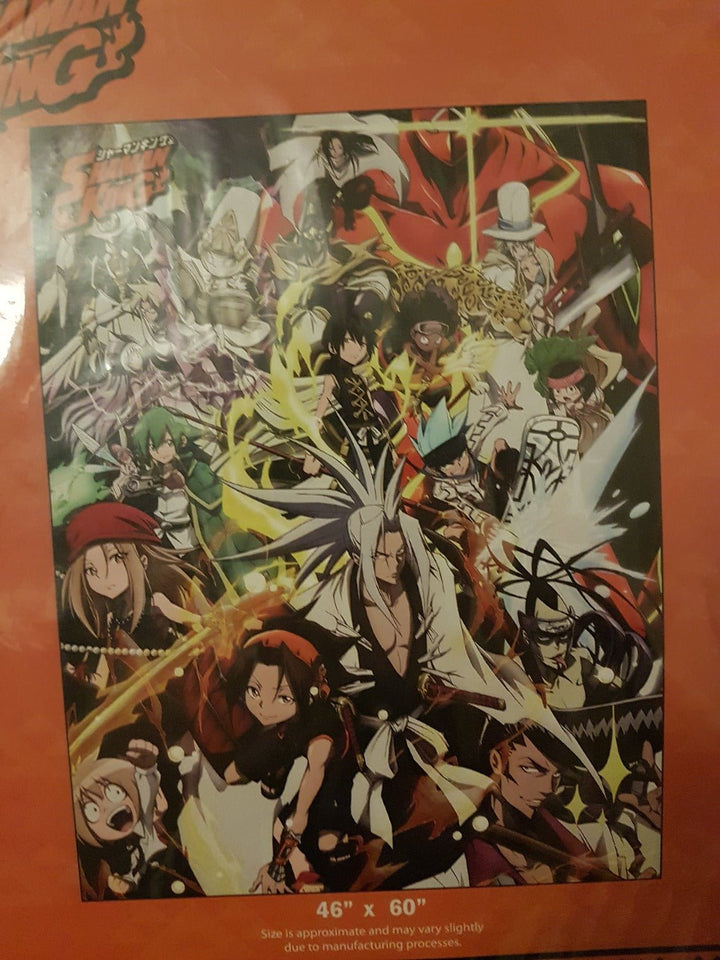 Shamen King Group Fleece Throw Blanket - Shadow Anime