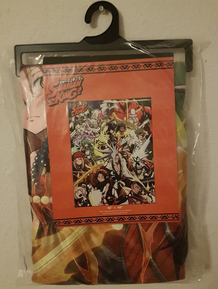 Shamen King Group Fleece Throw Blanket - Shadow Anime