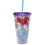 The Little Mermaid The World Is My Oyster Tumbler W/ Ice Cubes