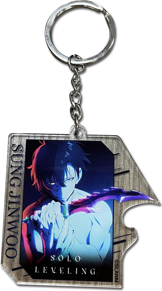 Solo Leveling Sung Jinwoo Acrylic Keychain - Shadow Anime