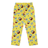 Spongebob Squarepants Pajama Pants with Drawstring & Pockets - Shadow Anime