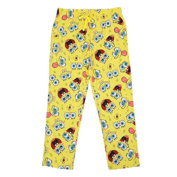 Spongebob Squarepants Pajama Pants with Drawstring & Pockets - Shadow Anime