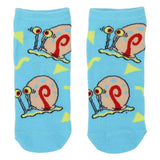 Spongebob Squarepants Patrick & Gary 5 Pack Ankle Socks - Shadow Anime