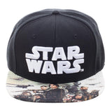 Star Wars Rogue Sublimated Bill Snapback Hat - Shadow Anime