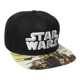Star Wars Rogue Sublimated Bill Snapback Hat - Shadow Anime