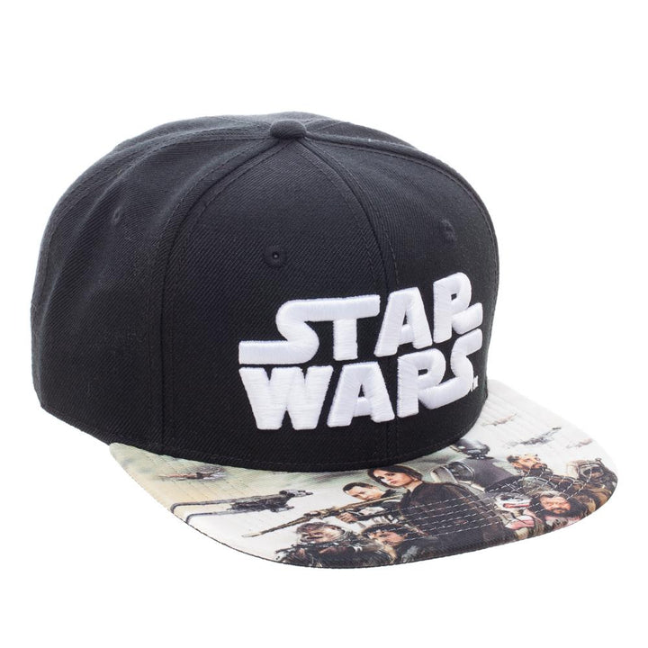 Star Wars Rogue Sublimated Bill Snapback Hat - Shadow Anime