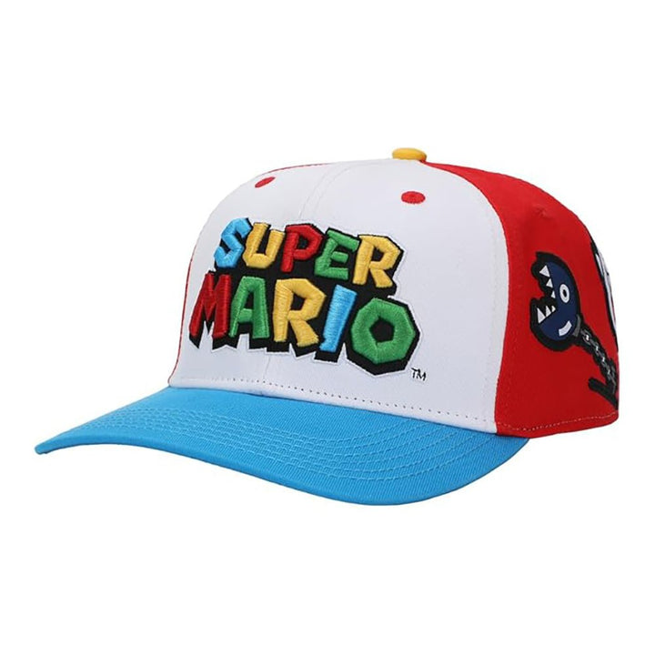 Super Mario Bros Power-Ups & Creatures Snapback Hat - Shadow Anime