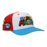 Super Mario Bros Power-Ups & Creatures Snapback Hat - Shadow Anime