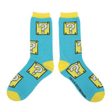 Super Mario Icons Women's 5 Pack Crew Socks - Shadow Anime