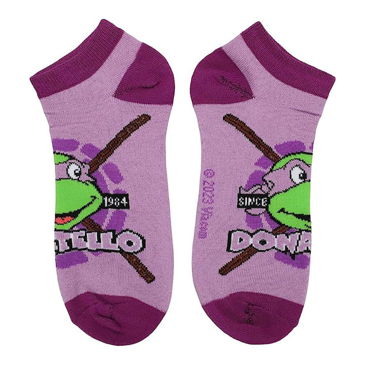 Teenage Mutant Ninja Turtles Retro Ankle Socks 5-Pack Set - Shadow Anime
