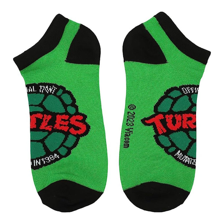 Teenage Mutant Ninja Turtles Retro Ankle Socks 5-Pack Set - Shadow Anime