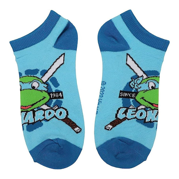 Teenage Mutant Ninja Turtles Retro Ankle Socks 5-Pack Set - Shadow Anime