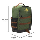 The Legend Of Zelda Hyrule Crest Built Up Backpack - Shadow Anime