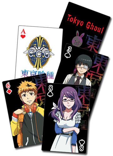 Tokyo Ghoul Screenshots Full Art Playing Cards - Shadow Anime