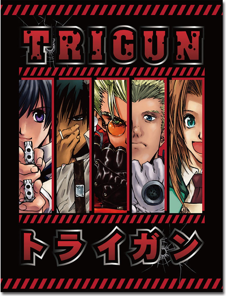 Trigun Group Key Art Throw Blanket - Shadow Anime