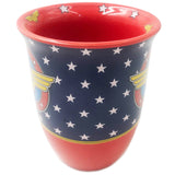 Wonder Woman Logo Red Wide Rim Mug 16 oz - Shadow Anime