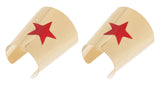 Wonder Woman Metal Cuff Bracelet Set
