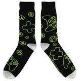 Xbox Logo & Buttons Crew Socks 3-Pair Set - Shadow Anime
