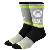 Xbox Logo & Buttons Crew Socks 3-Pair Set - Shadow Anime