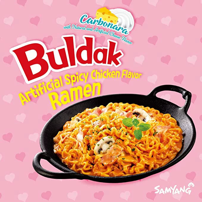 Samyang Carbo Spicy Hot Chicken Flavor Korean Ramen Noodles