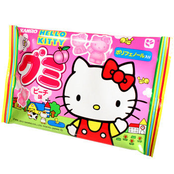 Kanro - Hello Kitty Peach Gummy 0.67 oz Shadow Anime