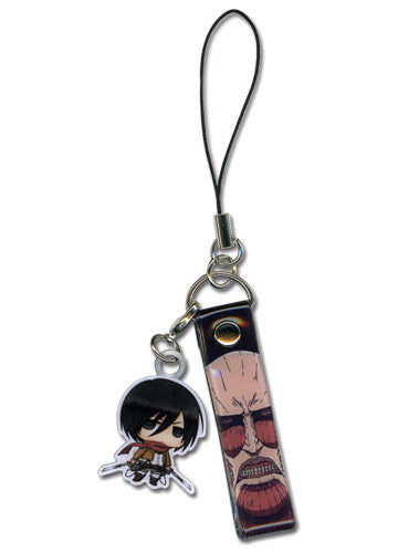 Attack On Titan - Mikasa Cell Phone Charm Shadow Anime