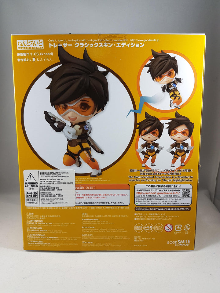 Overwatch Tracer Classic Skin Edition Nendoroid Figure Back