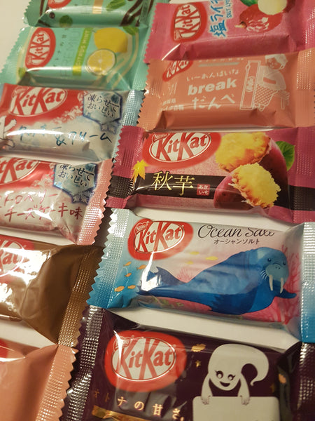 Assortiment de variétés de Kit Kat