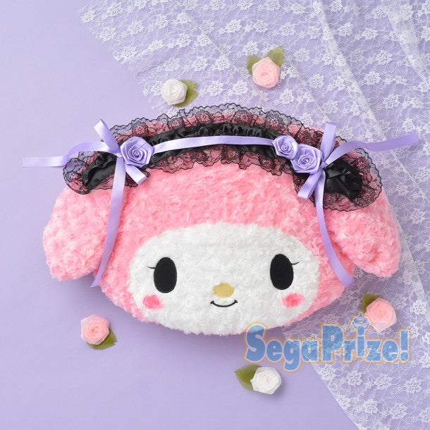 Sega Sanrio My Melody Gothic Lolita Plush Pillow Cushion