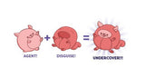 Squishable Undercover Kitty in Shark 7" Plush Undercover Disguise Explanation