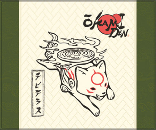 Okami Den - Chibiterasu Throw Blanket Shadow Anime