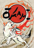 Okami Amaterasu Key Art Wall Scroll
