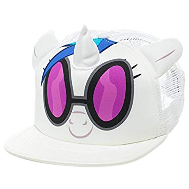 My Little Pony DJ Pon-3 White Snapback Trucker Hat