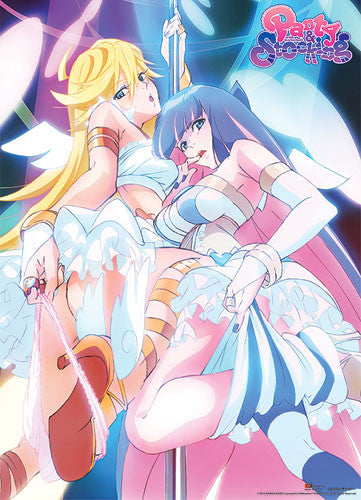 Panty & Stocking - Anarchy Sisters Pole Dance Wallscroll Shadow Anime