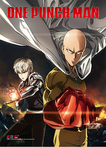 One Punch Man Key Art Wall Scroll