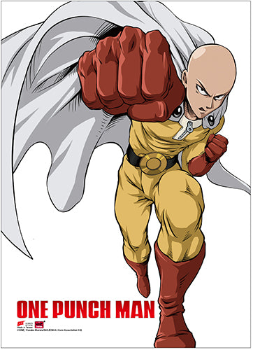 One Punch Man Saitama Wall Scroll