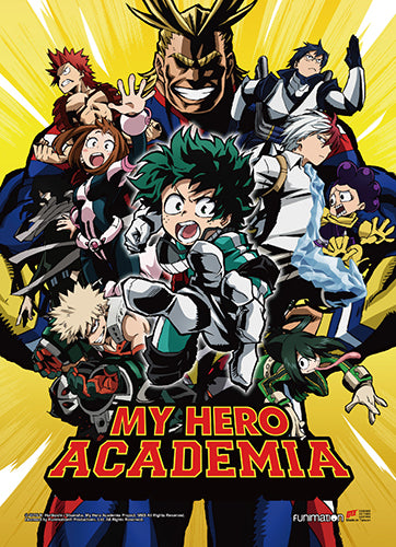 My Hero Academia Key Art Wall Scroll