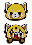 Aggretsuko Happy & Rage Face Pins Set of 2