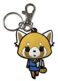 Aggretsuko Work Outfit PVC Keychain