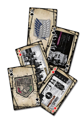 Attack On Titan Artwork Playing Cards