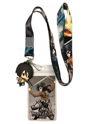 Attack On Titan Mikasa Lanyard W/ Charm