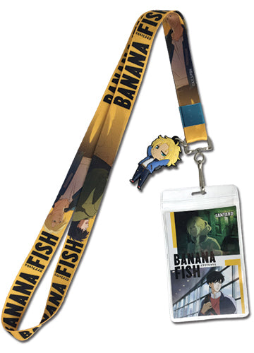 Banana Fish Group Lanyard W/ Ash Charm