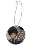 Black Butler Ciel Round Air Freshener With Family Crest and Eye Patch