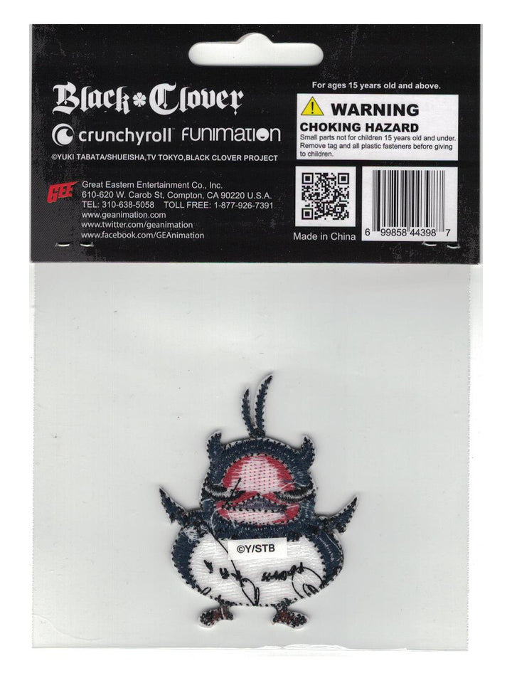 Black Clover Anti Magic Bird Nero Sew On Patch Back
