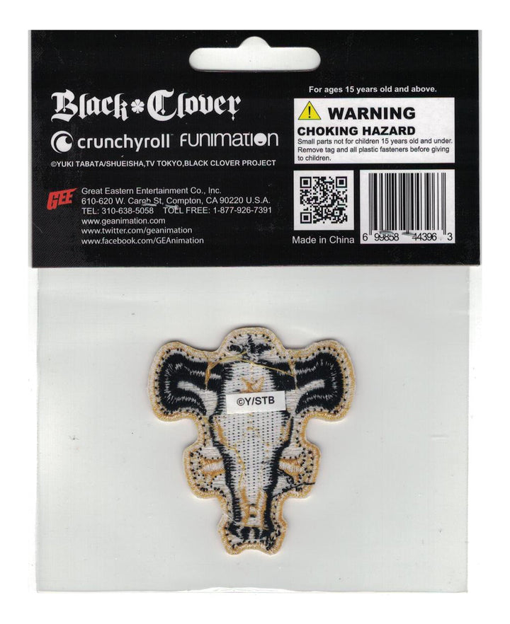 Black Clover Black Bulls Squad Logo Sew On Patch - Asta Magic Knight Anime Embroidered Patch