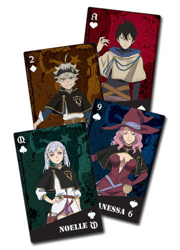 Black Clover Group Poker Playing Cards