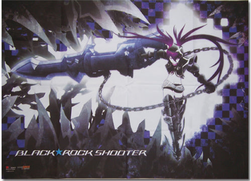 Black Rock Shooter Insane Black Rock Shooter Wall Scroll
